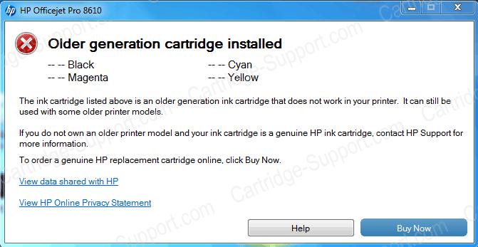 Older Generation Cartridge
